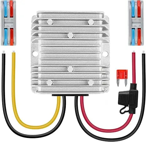 DC/DC 12V Step Up To 24V 20A 480W Boost Converter IP68 Waterproof High Efficiency Voltage Regulator For Golf Cart Club Car GPS Oasis Select 12V to 24V 10A