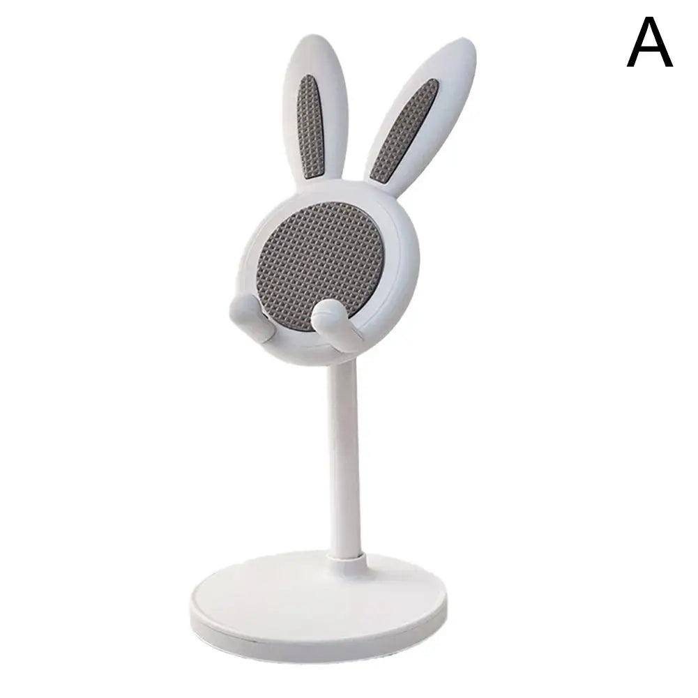 Cute Bunny Phone Stand | Adjustable Desktop Tablet Holder