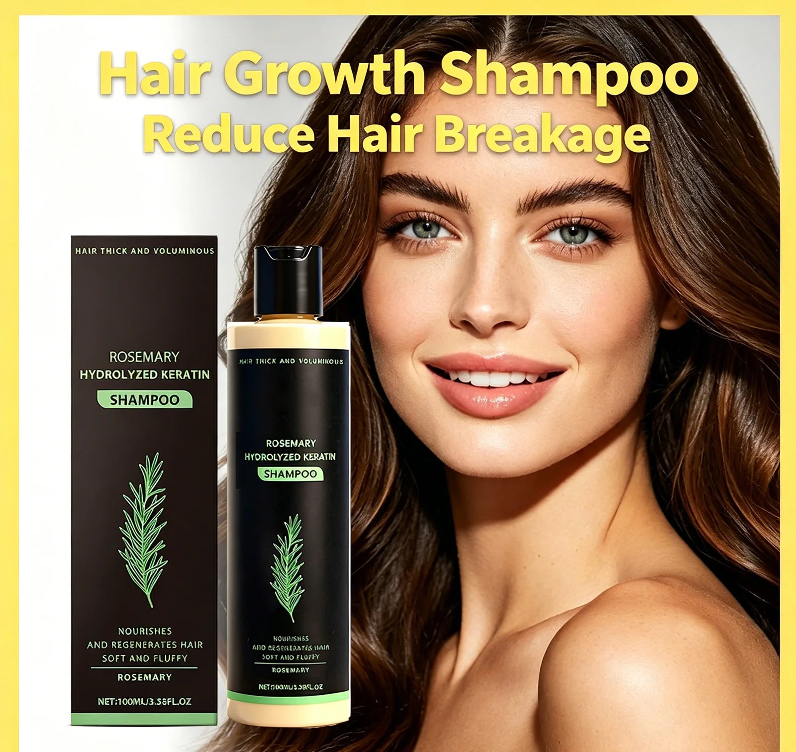 Rosemary Oil Shampoo – Volumizing & Keratin Scalp Care 100ml Rosemary Hair Shampoo Oasis Select