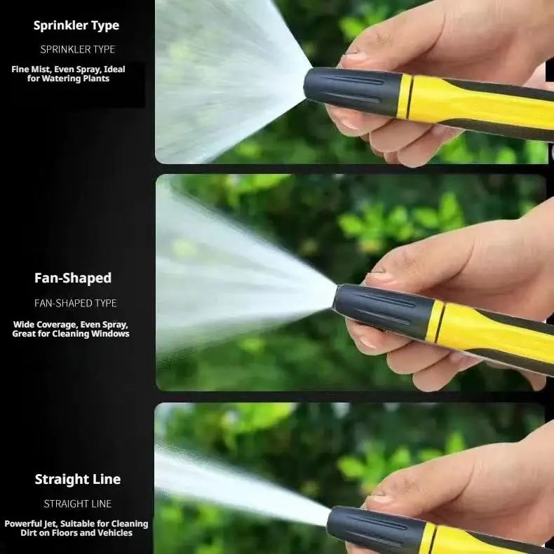 Adjustable High-Pressure Garden Hose Spray Nozzle – Car & Lawn