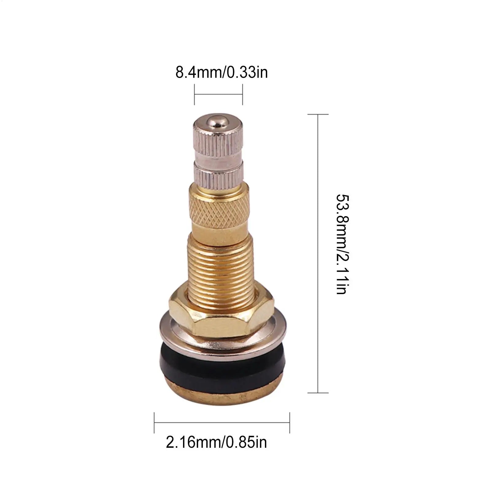 Tubeless Air Liquid Tractor Caps Tire Valve Stem 1 Pcs TR618A Tyre Valves Stem Tire Tools For Car Vehicle Truck Automative Oasis Select