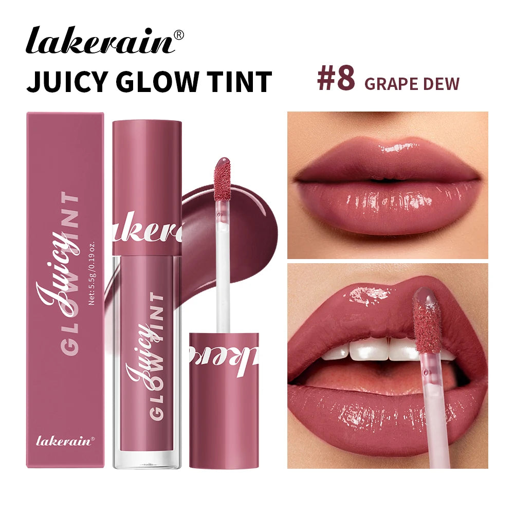 ibcccndc Mirror Lip Gloss Tint – Long-Lasting & Moisturizing Lip Gloss Oasis Select 08 Grape Dew