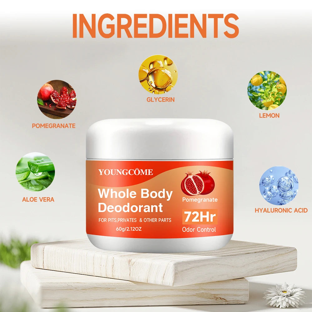 YOUNGCOME 72-Hour Body Deodorant & Antiperspirant Stick Deodorant Stick Oasis Select