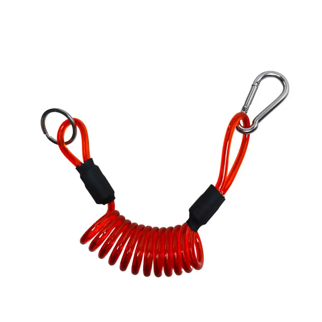 Coiled Breakaway Safety Cable With Stainless steel Snap Hook For Trailer Caravans Towing Vehicles Oasis Select
