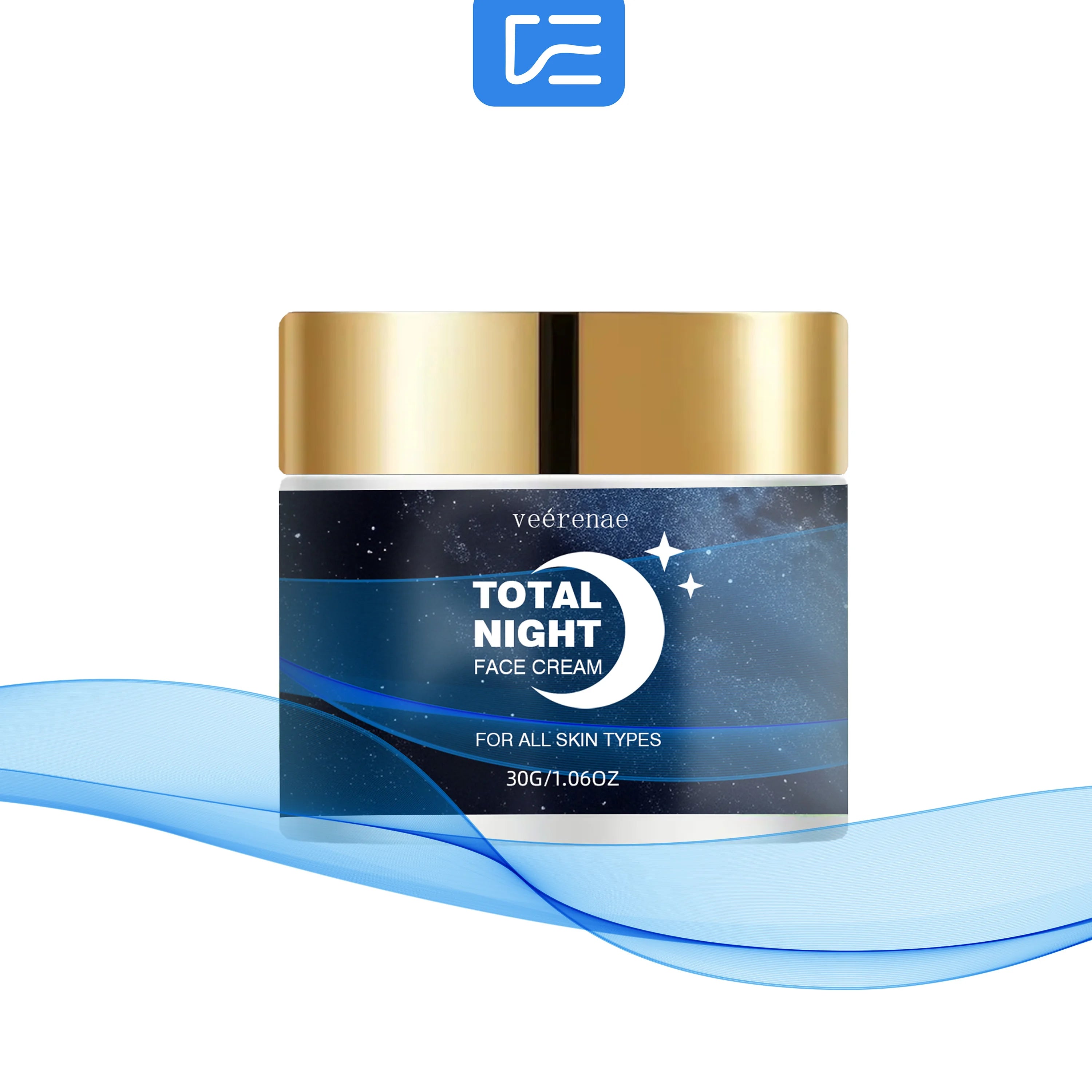Véerenae Total Night Face Cream – Non-Greasy Moisturizer