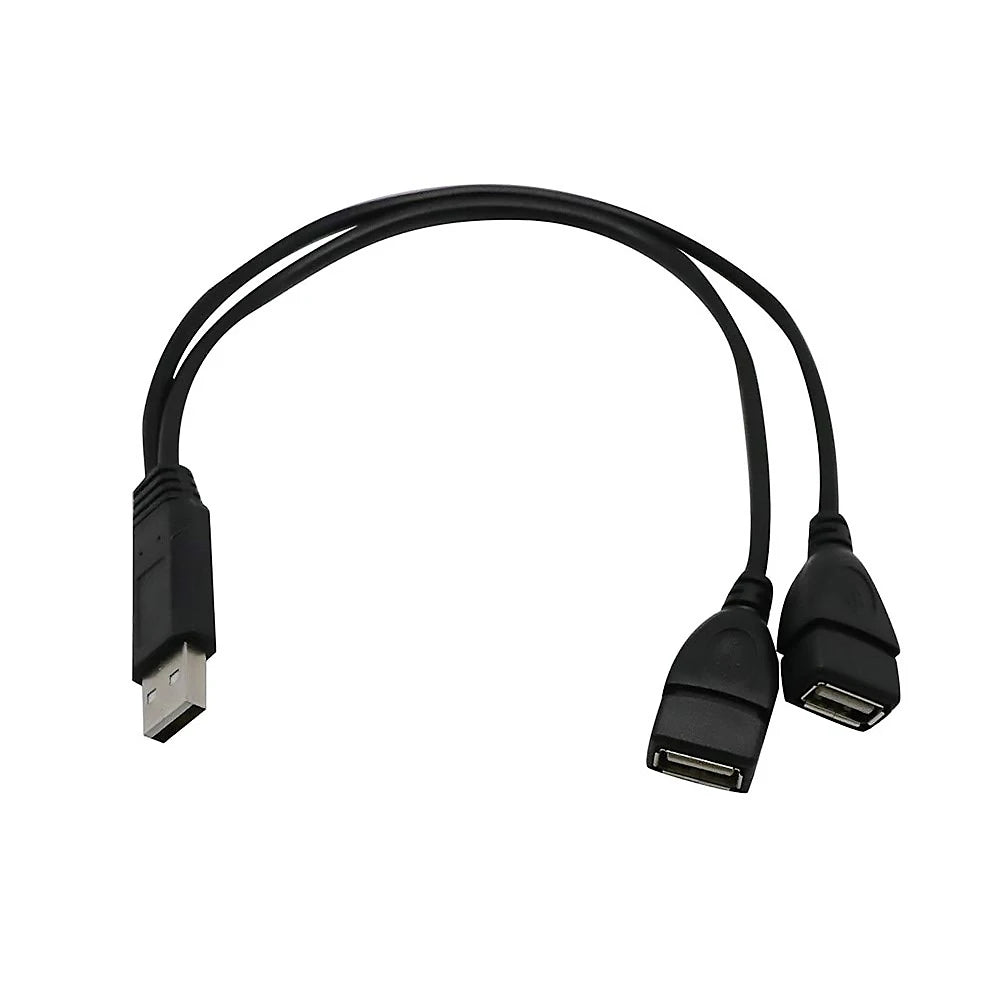 USB 2.0 Y Splitter Cable – Dual USB Female Power & Data USB Splitter Cable Oasis Select United States