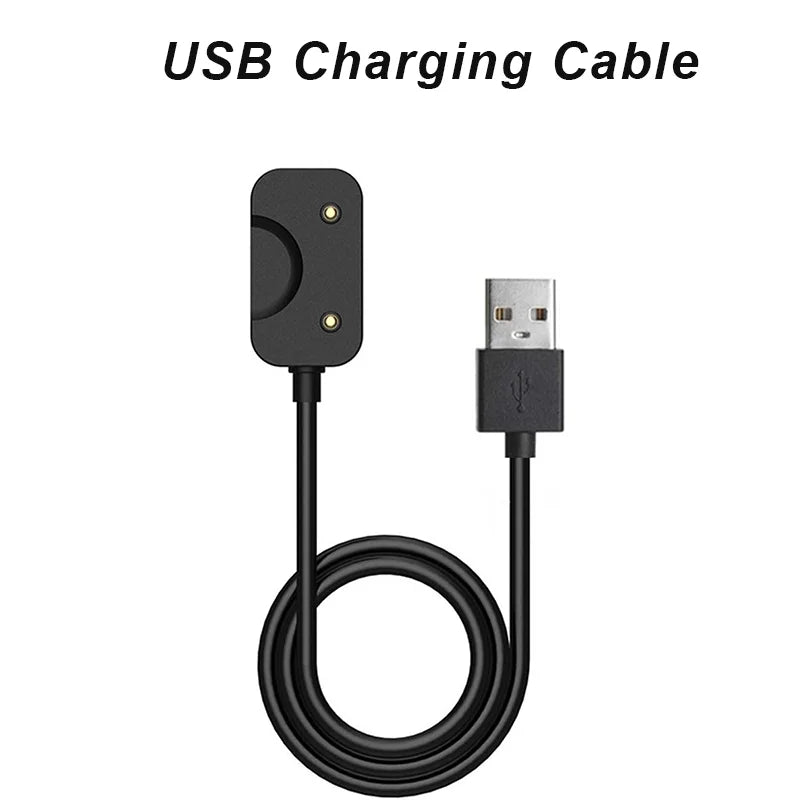 USB-C Charger Cable for Samsung Galaxy Fit 3 SM-R390 – 100cm Smartwatch Charger Cable Oasis Select Black USB