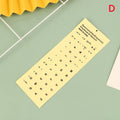 Spanish & Portuguese Transparent Keyboard Stickers | Laptop & PC