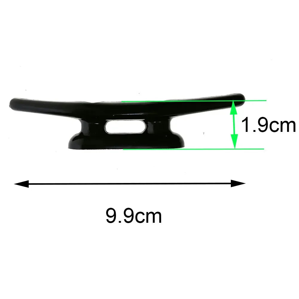 Nylon Plastic Low Flat Cleat Open Base Cleat Marine Boat Yacht Deck Line Rope Tie Boat Hardware Accessories Oasis Select