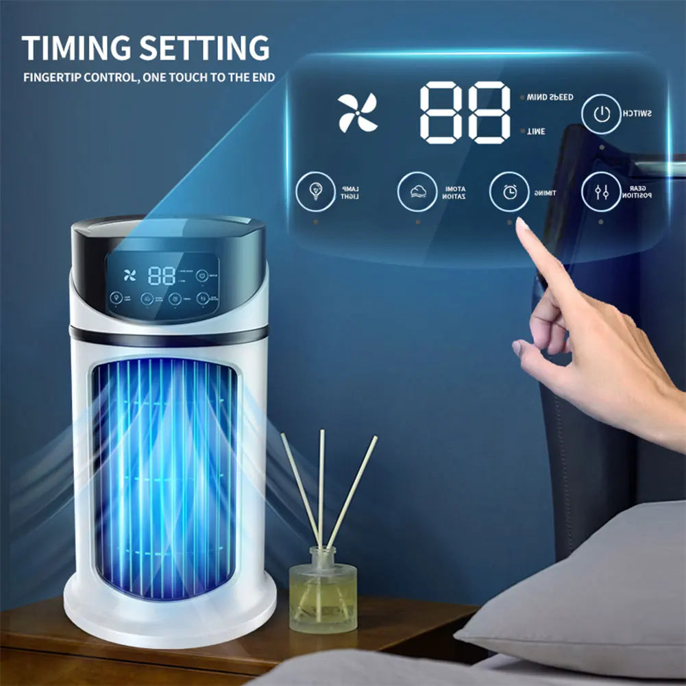 URGGU Portable Air Cooler Fan – 3-in-1 USB Desk Cooling Fan