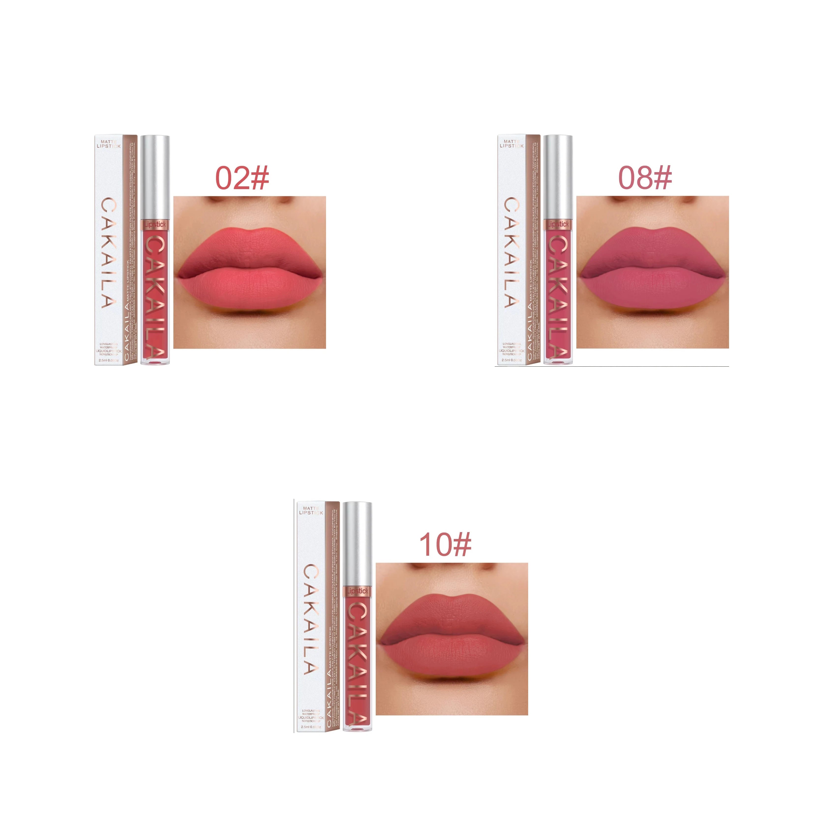 18-Color Matte Waterproof Lipstick – Non-Transfer Lip Gloss Set