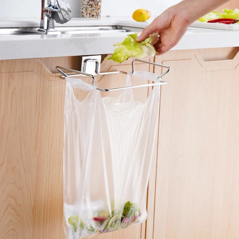 Stainless Steel Cabinet Door Trash Bag & Towel Organizer Cabinet Door Organizer Oasis Select