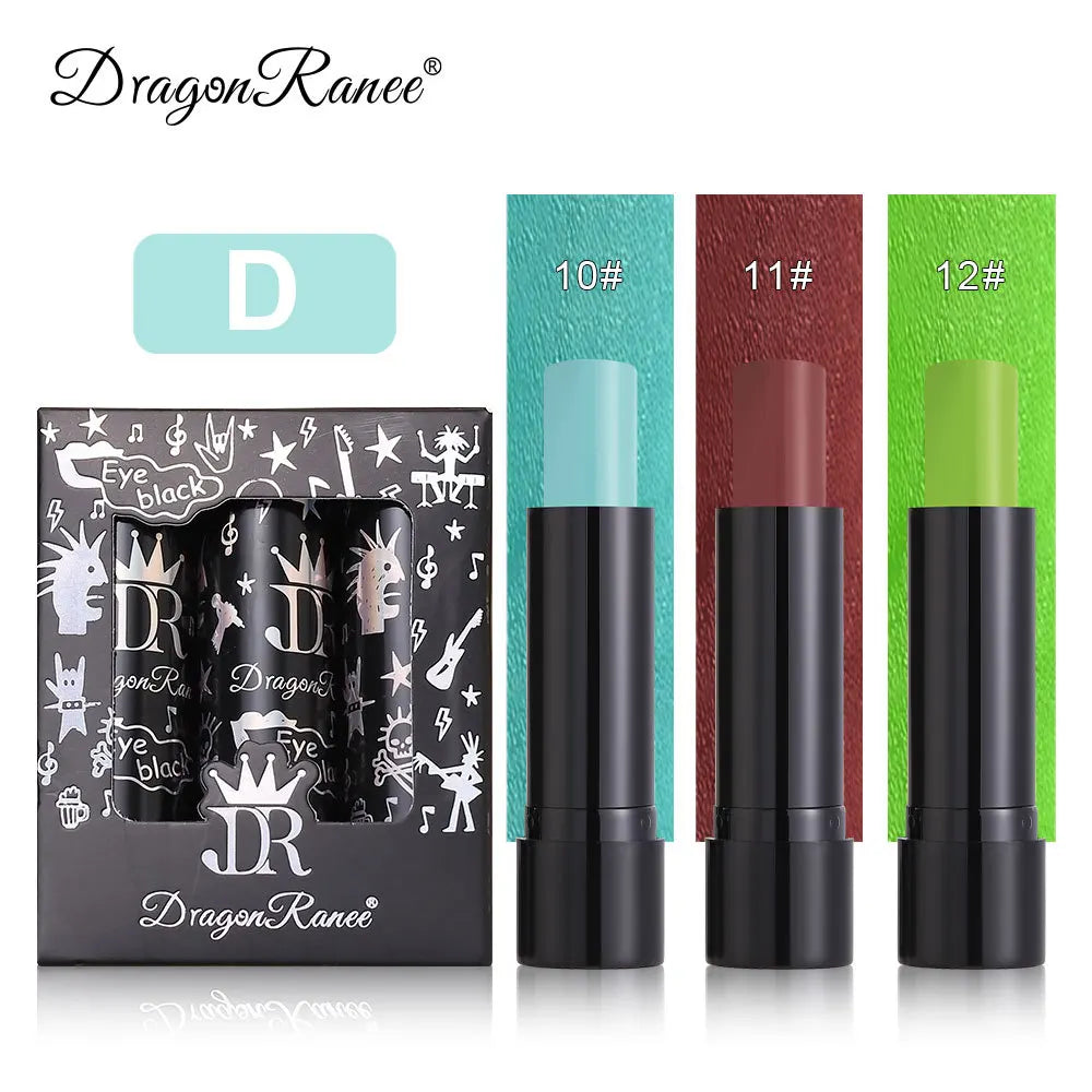 Dragon Ranee Halloween Matte Lipstick Set – Face & Body Paint