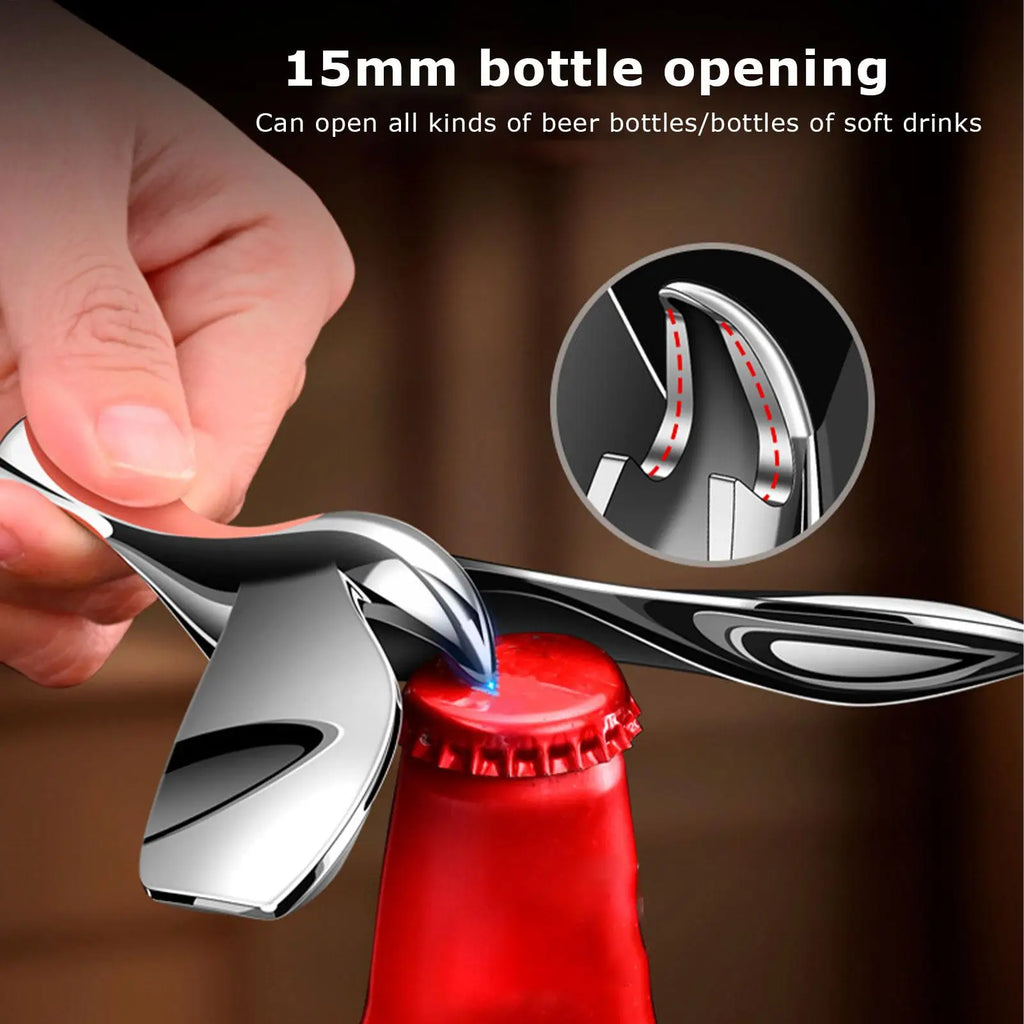 Beer Bottle Openers Manual Bottle Lids Opener Kitchen Tool Balanced Bird Bottle Opener for Bar Kitchen Home Parties Oasis Select