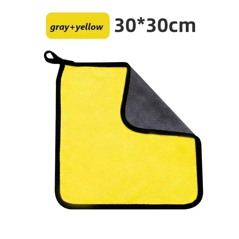 1/2/3/4PCS Ultra-Absorbent Microfiber Car Wash Towel Thick Durable For Interior Cleaning Household Car Cleaning Microfiber Cloth Oasis Select 1pcs-30x30cm