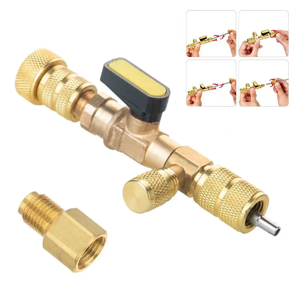 Car Air Conditioning Valve Core Remover Tool Household Refrigeration Valve Core Wrench Disassembly Repair Tool Oasis Select A