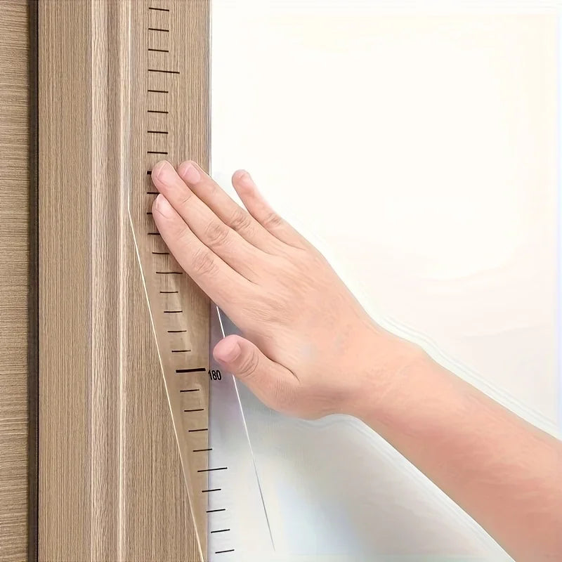 78.74-Inch Modern Wall Height Measuring Tape - Durable PC Material,Easy-Read Markings, Writable & Reusable for Room & Wall Decor Oasis Select
