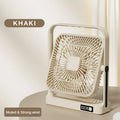 M09 Rechargeable Desktop Wall Fan – 3600mAh USB Battery