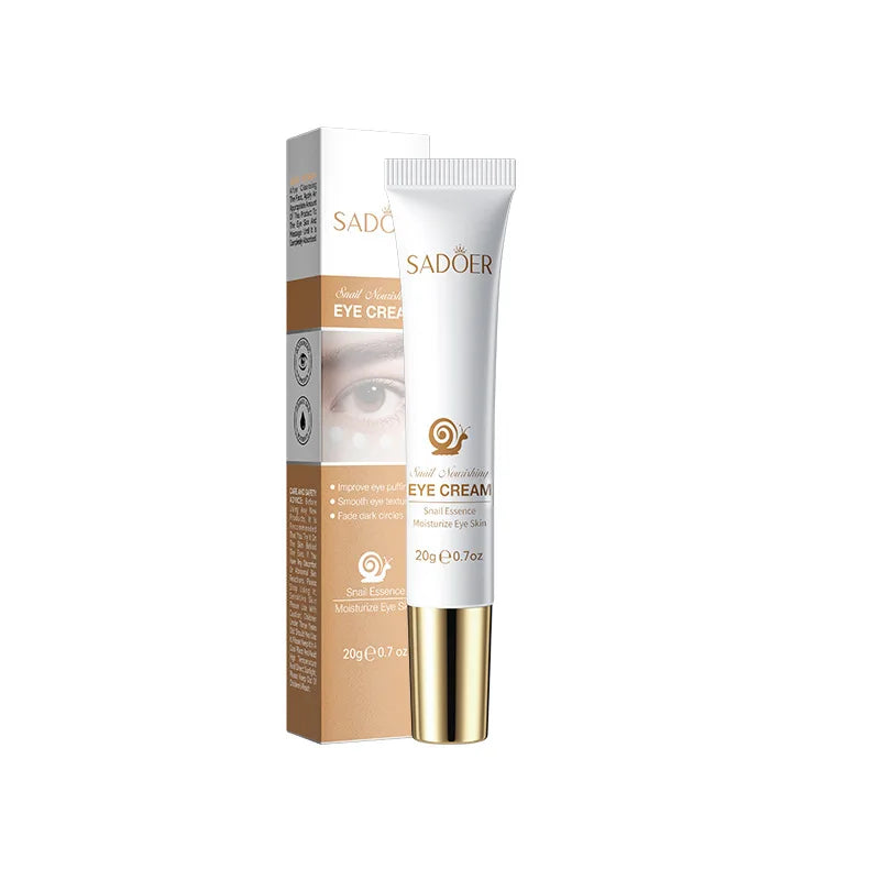SADOER Snail Eye Cream – Dark Circles, Bags & Anti-Aging Eye Cream Oasis Select 1pc