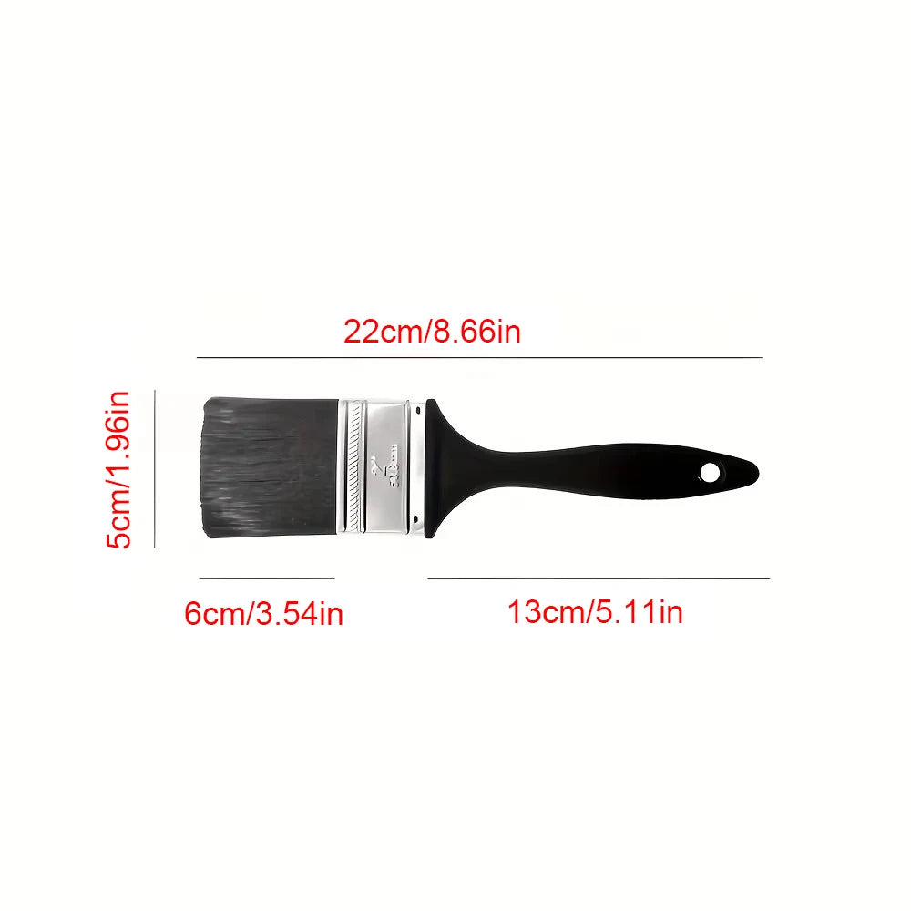 3pcs Thickened Paint Brush Apply Evenly Cleaning Tool Plastic Handle Brush Plastics Solid Wall Brushing Tools Wall Painting Oasis Select