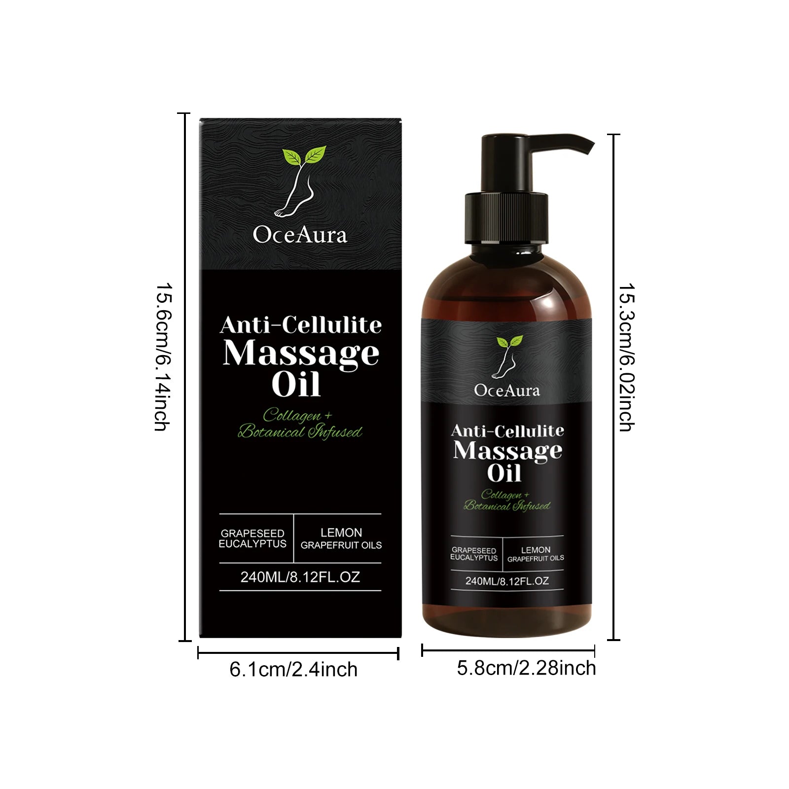 OceAura Collagen Firming Body Oil – Tighten & Nourish Skin 240ml Firming Body Oil Oasis Select 240ml Boxed