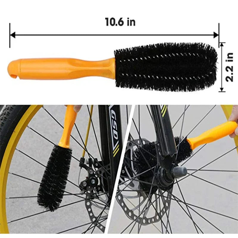 Chain Cleaner Portable Cycling Cleaning Kit Bicycle Scrubber Brushes Set Bike Wash Repair Tool for Mountain Road Motorcycle Oasis Select