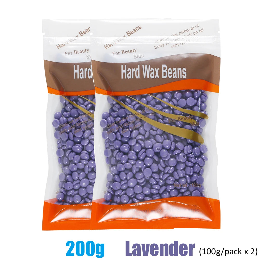 2026 Top Selling！200ML Wax Heater for Hair Removal Wax Beans Waxing Machine Epilator Wax-melt Pot Unisex Hair Removal Oasis Select 200g-Lavender