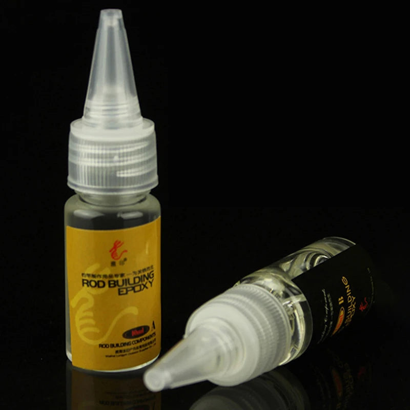 20ml Fishing Rod Glue Fishing Rod Epoxy Resin AB Glue Transparent Glue For Twine Fishing Rods Accessories Fishing Rod Paint Oasis Select
