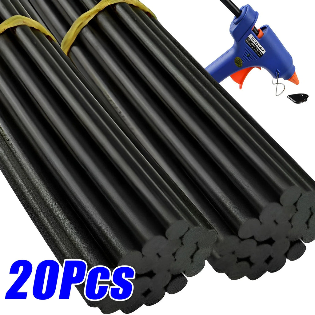 10pcs Car Glue Sticks Car Body Dent Repair Glue Sticks Black High Viscosity Hot Melt Glue Strong Adhesion Stick Car Repair Tool Oasis Select