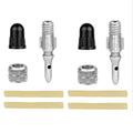 Hassle-Free Process Tire Maintenance Bicycle Tire Valve Core Alloy Valve Core High-Temperature Performance Knurled Grip Oasis Select A