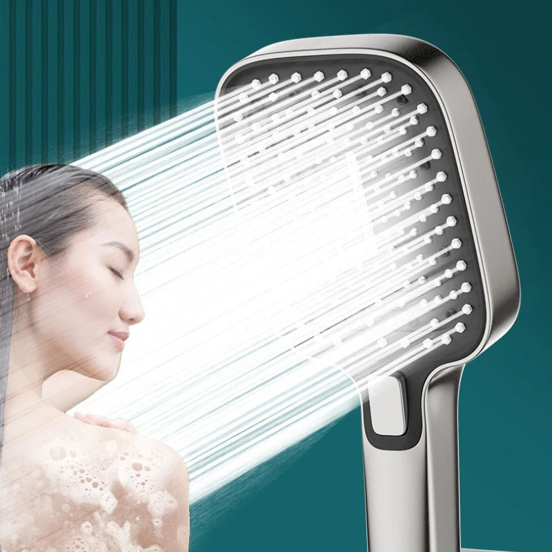 3 Mode Adjustable Shower Head Rainfall Shower Large Flow Showerhead High Pressure Water Saving Shower Mixer Bathroom Accessories Oasis Select