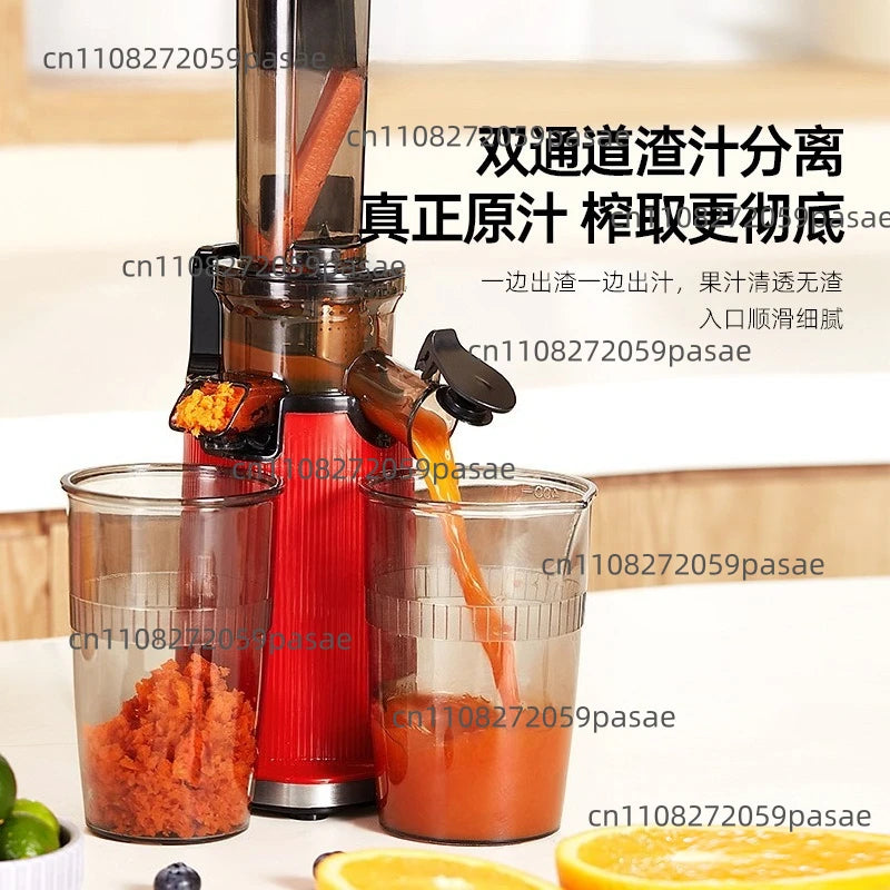 Compact Slow Juicer – Fruit & Vegetable Cold-Press Extractor