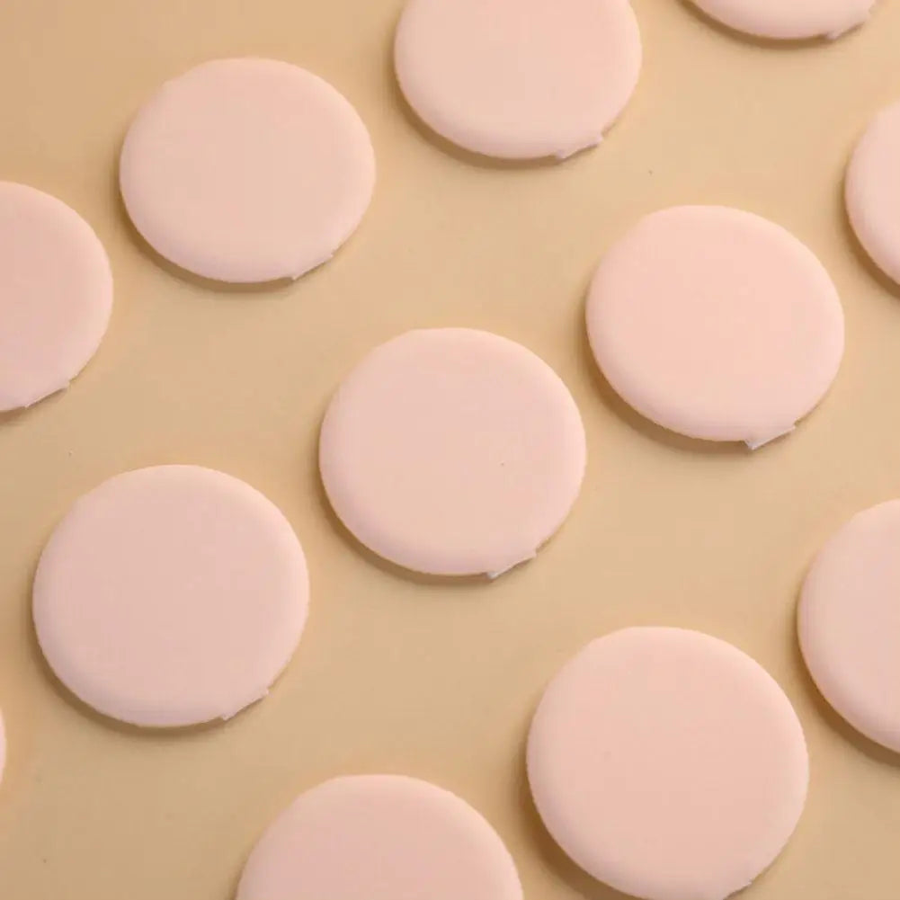 Mini Round Cushion Puff, Thin & Lightweight Foundation Sponge, Wet and Dry Use Makeup Puff Oasis Select