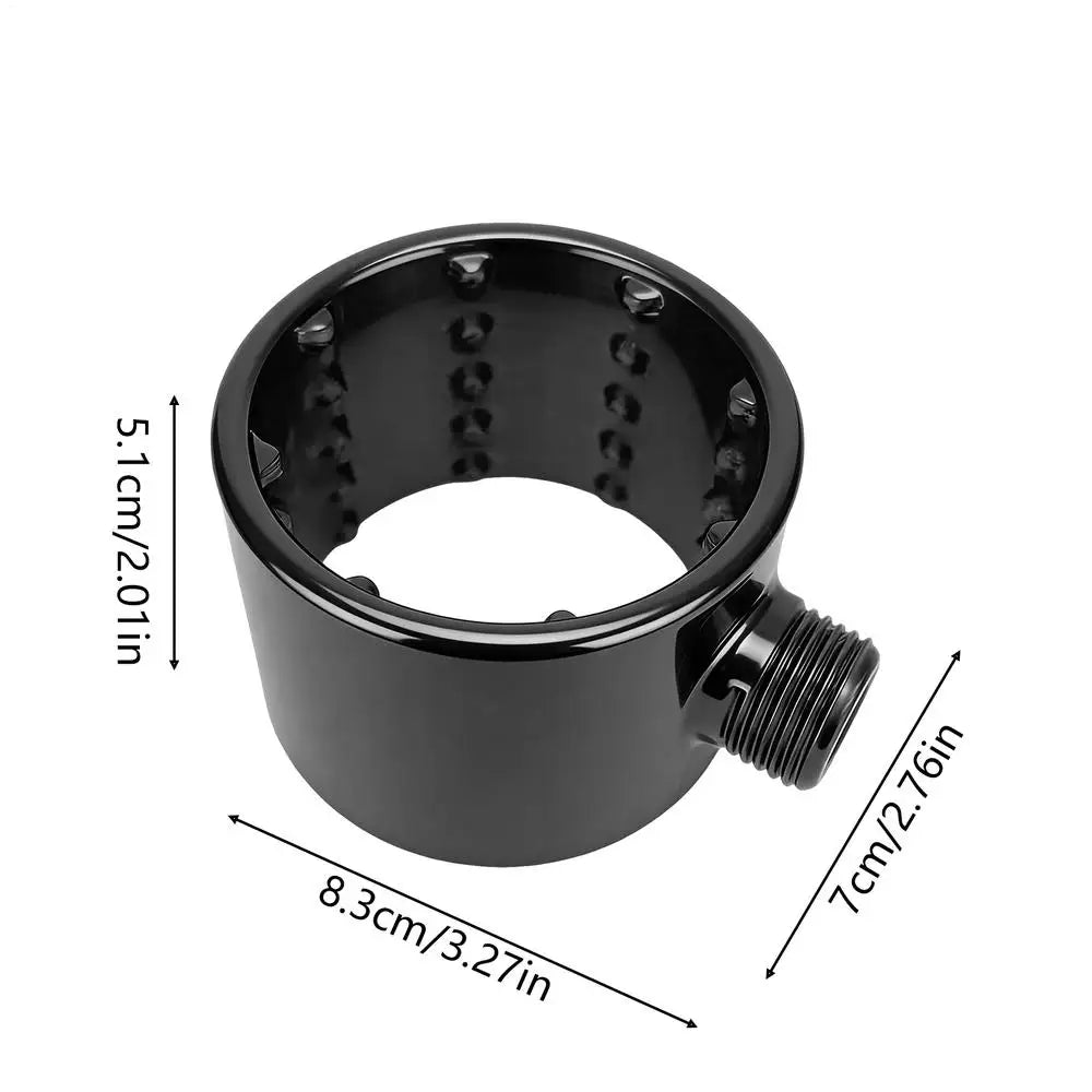 Shower Head for Men Multifunctional Hygiene Shower Nozzle,Full Cleaning Massage Sprayer Dog Cat Foot Wash Tool Shower Head Oasis Select Black