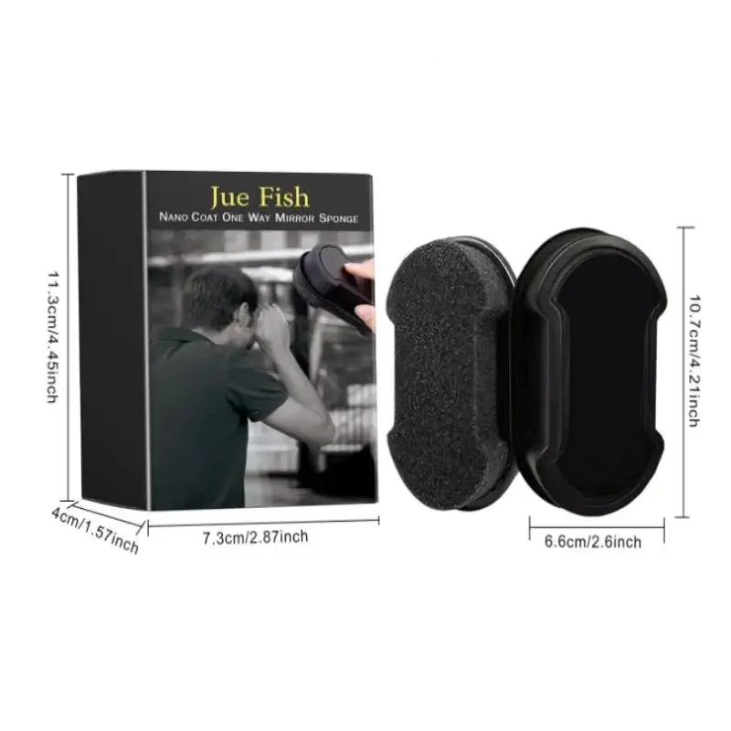 Anti Peeping Glass Cleaning Sponge Isolate Glass From Light Dedicated For Privacy Protection In Cars Home Effective Anti-theft Oasis Select