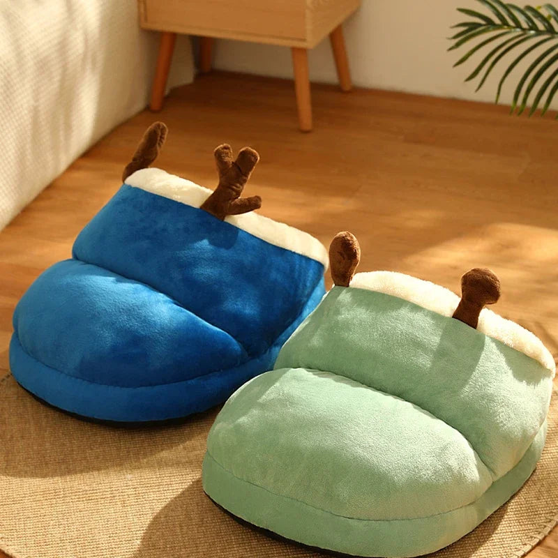 New 2023 Pet Warm Thickened Nest Slippers Series Cat Litter Mat Dog Autumn Winter House Beds For Cat Oasis Select