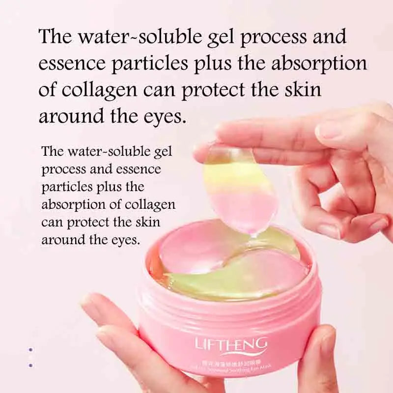BIOAOUA 60pc Collagen Eye Mask – Dark Circles & Anti-Aging Collagen Eye Mask Oasis Select