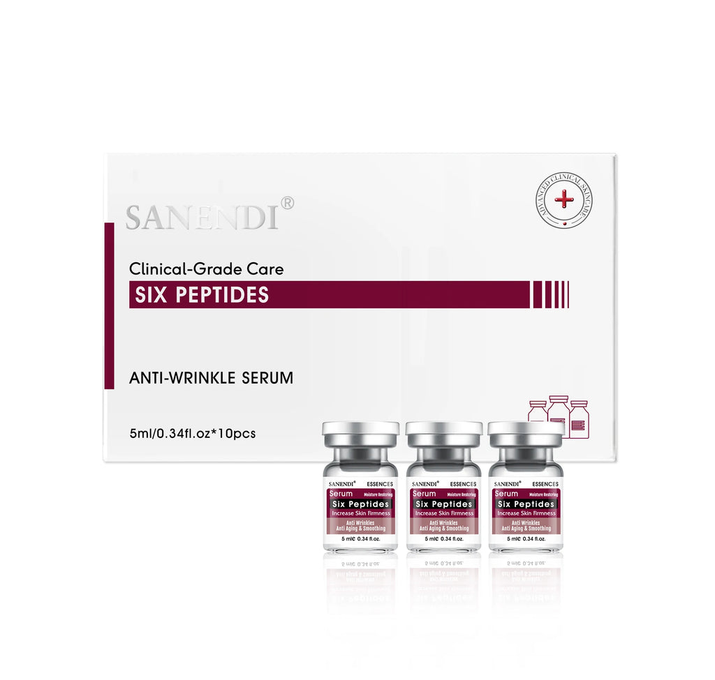 Korean Six Peptide Hyaluronic Acid Face Serum – 10 Ampoules Face Ampoule Serum Oasis Select