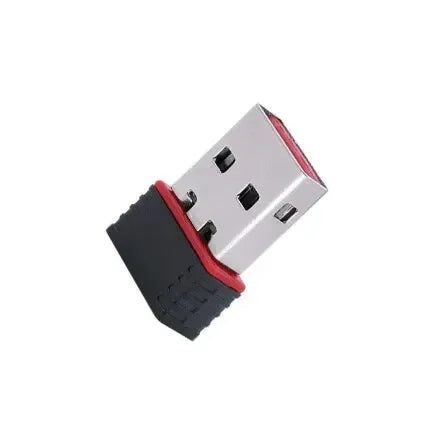 Mini WiFi 6 Network Signal Reception Driver-Free Wi-Fi Adapter USB Plug And Play 2.4G Network Card for PC Desktop Computer Oasis Select Red