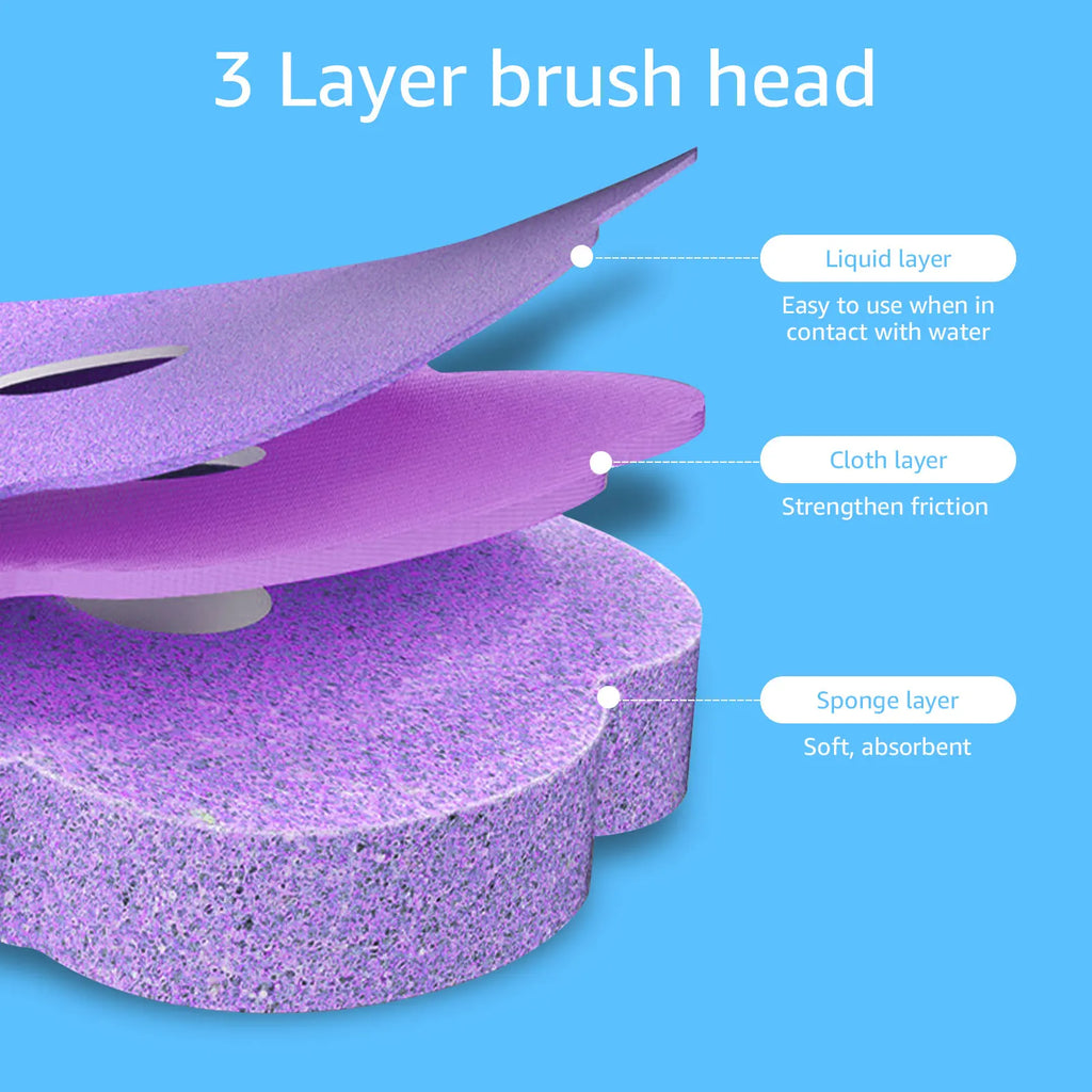 New Toilet Brush Disposable Replacement Head Cleaning Kit With Lengthened Handle Auto Lid Opening Toilet Bowl Cleaner Pad Kit Oasis Select