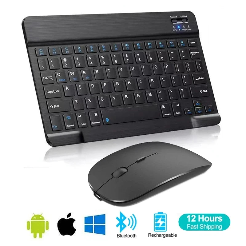 Mini Bluetooth Keyboard – Spanish French Russian Korean AZERTY