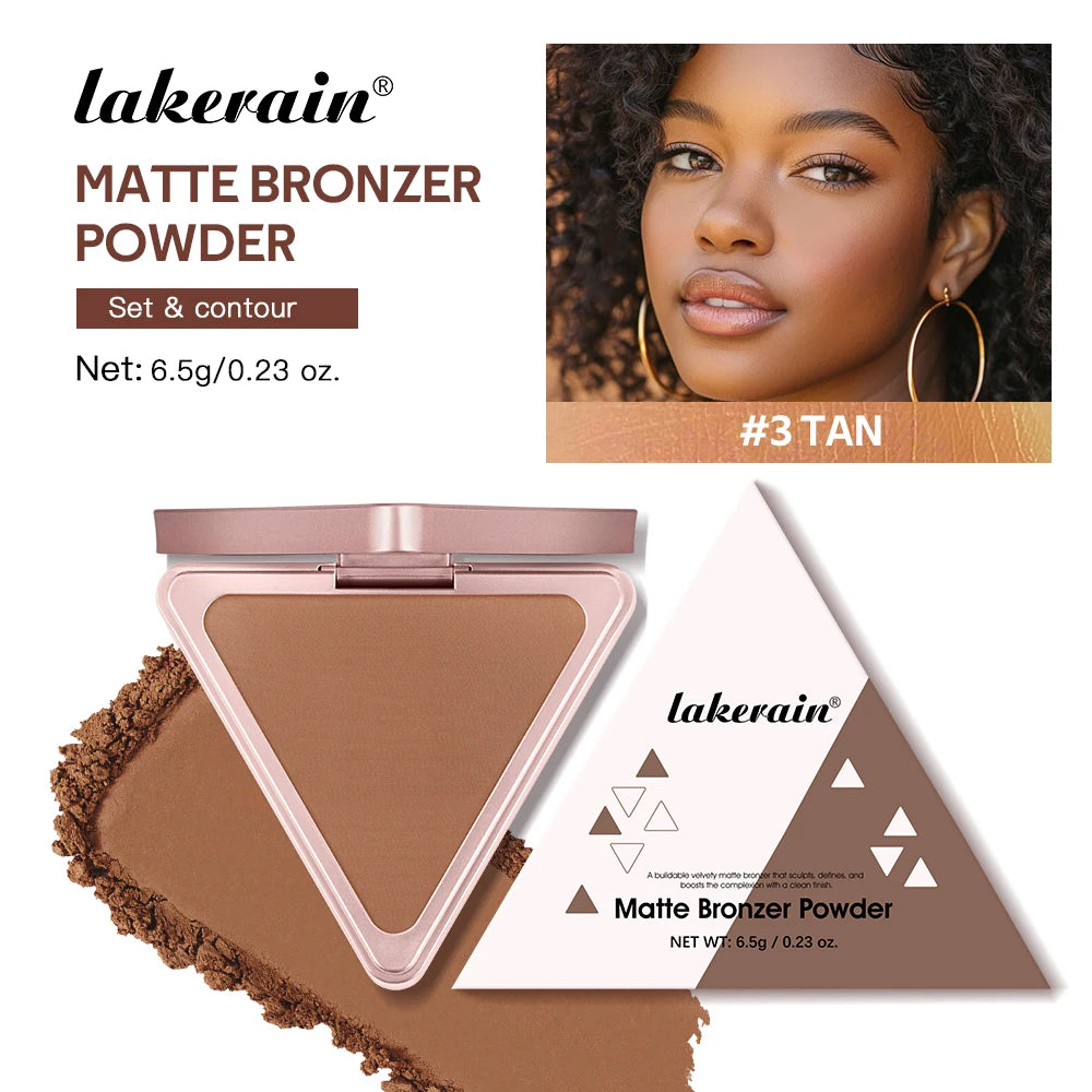 Matte Bronzer For Face Contour Shading No Limits Long Wearing Helps Reduce Pores And Excess Shine Plump Face Makeup Cosmetics Oasis Select 03 COURAGE