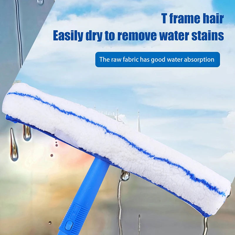 1Pc/1Set 35CM Window Cleaning Combo Squeegee & Microfiber Window Washer Shower Squeegees Window Glass Wiper Cleaning Tool Oasis Select