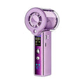 3000 MAh Rechargeable Spray Handheld Fan Cool Laser Graffiti Portable Water Replenishing Spray Fan 100 Speed For Home Outdoor Oasis Select PURPLE