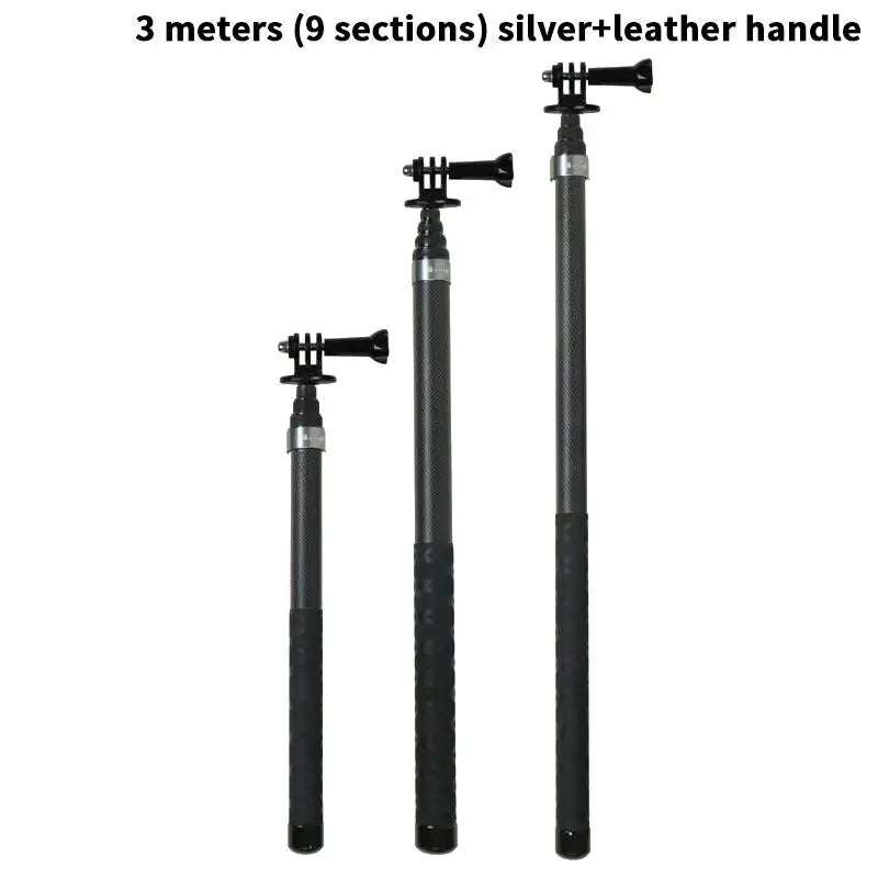 Strong and Long-lasting Carbon Fiber Camera Selfie Stick. Oasis Select A7