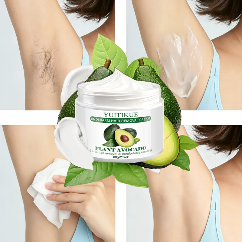 YUITIKUE Avocado Hair Removal Cream – Natural, No Irritation