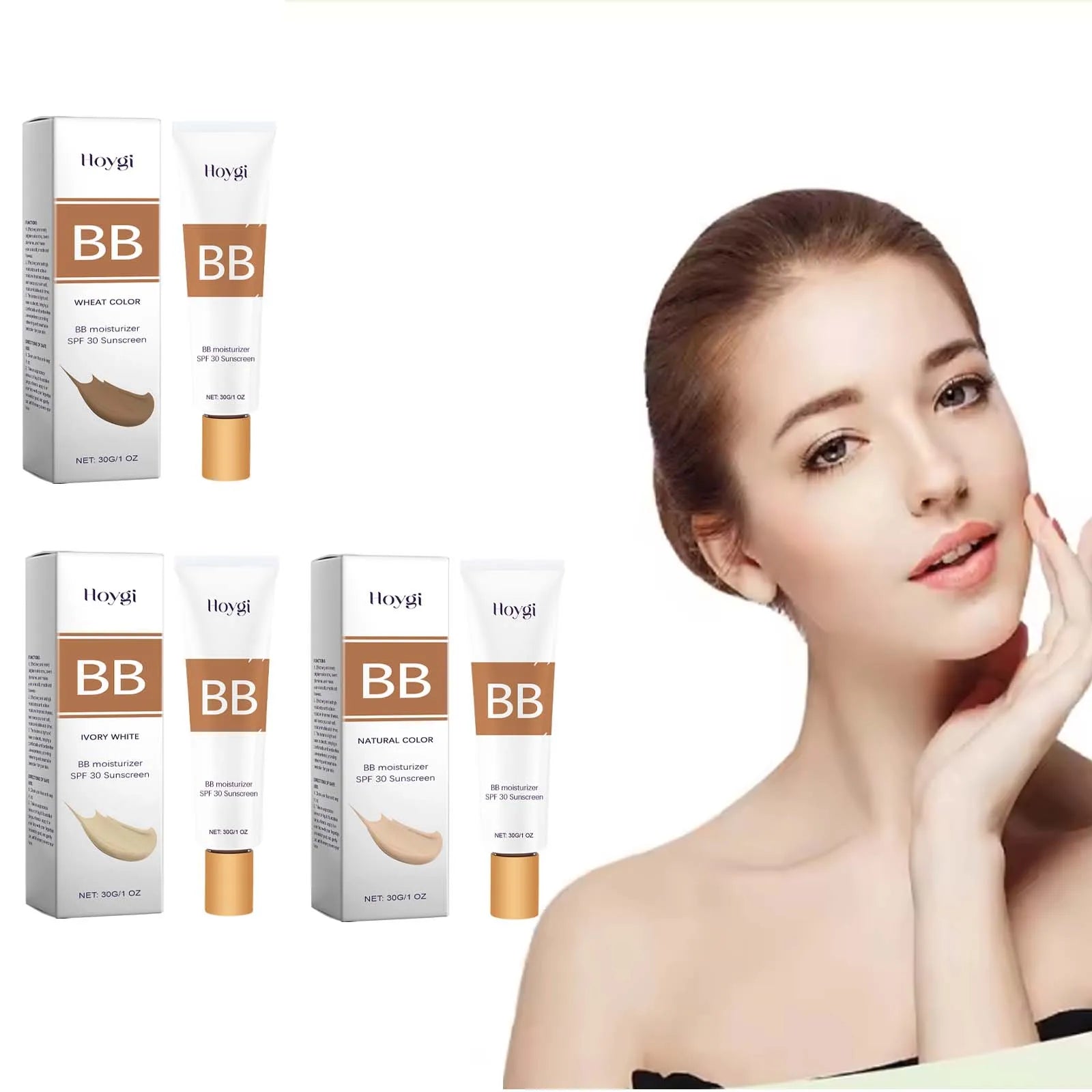 Hoygi BB Cream – SPF Moisturizing Foundation & Concealer BB & CC Cream Oasis Select