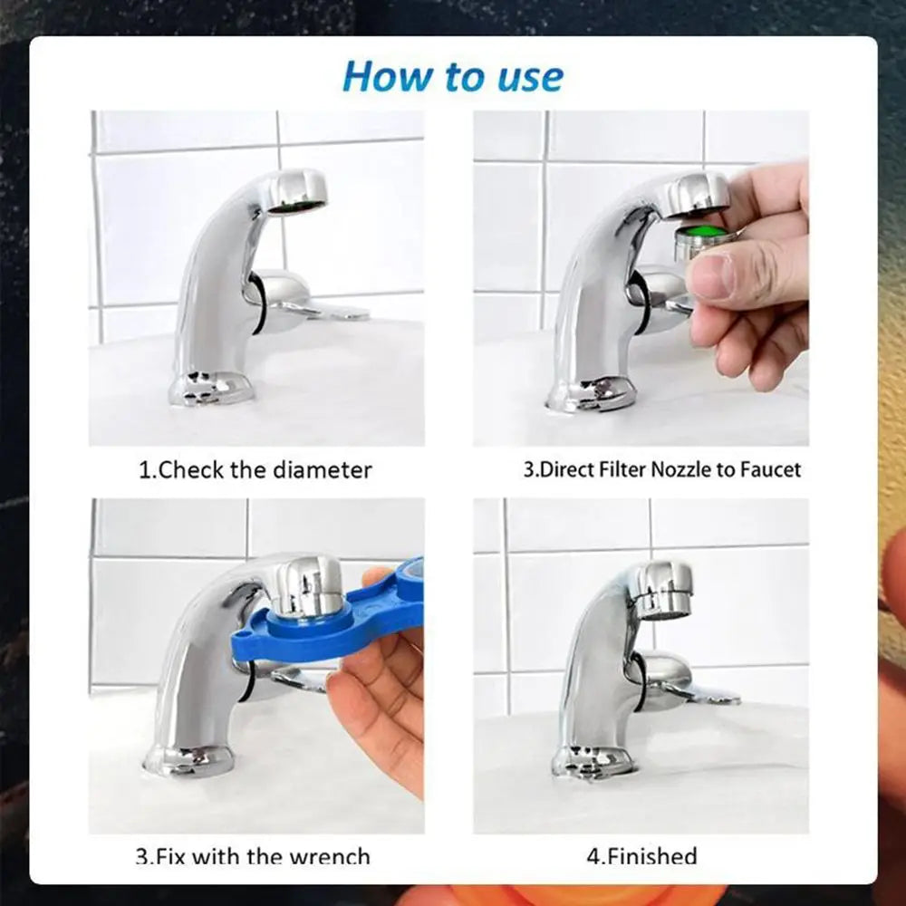 Faucet repair Spanner Plastic Splash Filter Install Spanner Universal Faucet Aerator Detached Oasis Select