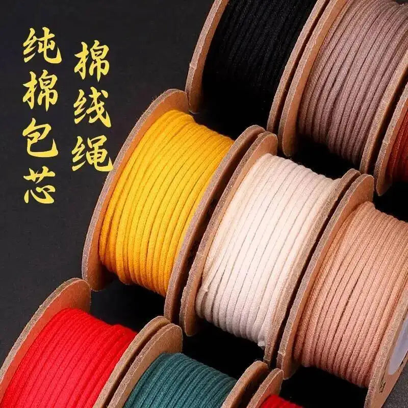 14/10 meters 1.5/2.0mm Cotton Cord Rope Chinese Knot Macrame Cord Rope For Jewelry Making For Shamballa Bracelet Oasis Select