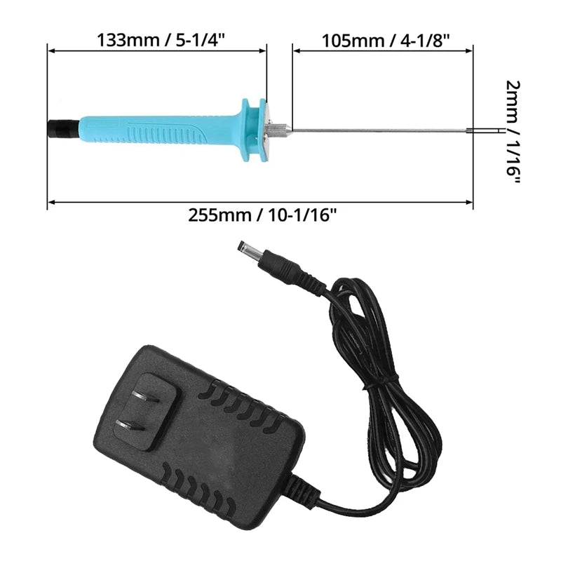 WISH Electric Hot Wire Foam Cutter - 100-240V Dual Voltage 4 Inch Precision Cut, Fast Heating, Ergonomic Handle Oasis Select
